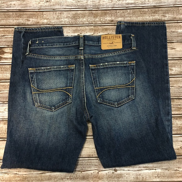 Hollister men slim straight jeans size 28x28 - Picture 2 of 7